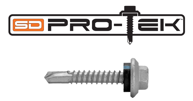 Lakeside Pro-Tek Roofing Screw Galvanized #12 x 1-1/2" 250ct