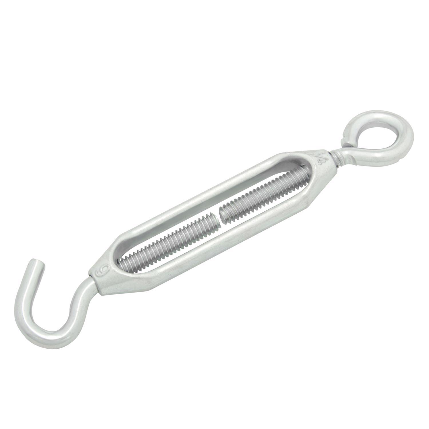 Hampton Zinc-Plated Aluminum/Steel 0.207 in. D Turnbuckle 160 lb 5-3/8 in. L