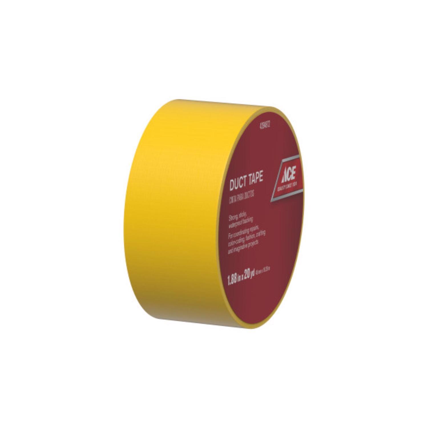 Ace 1.88 in. W X 20 yd L Yellow Solid Duct Tape