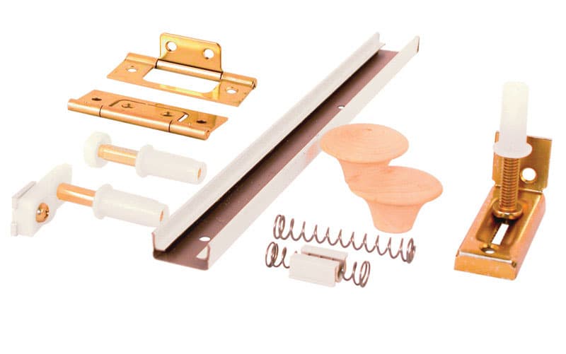 Prime-Line 36 in. L White Steel Hardware Kit 10 pk