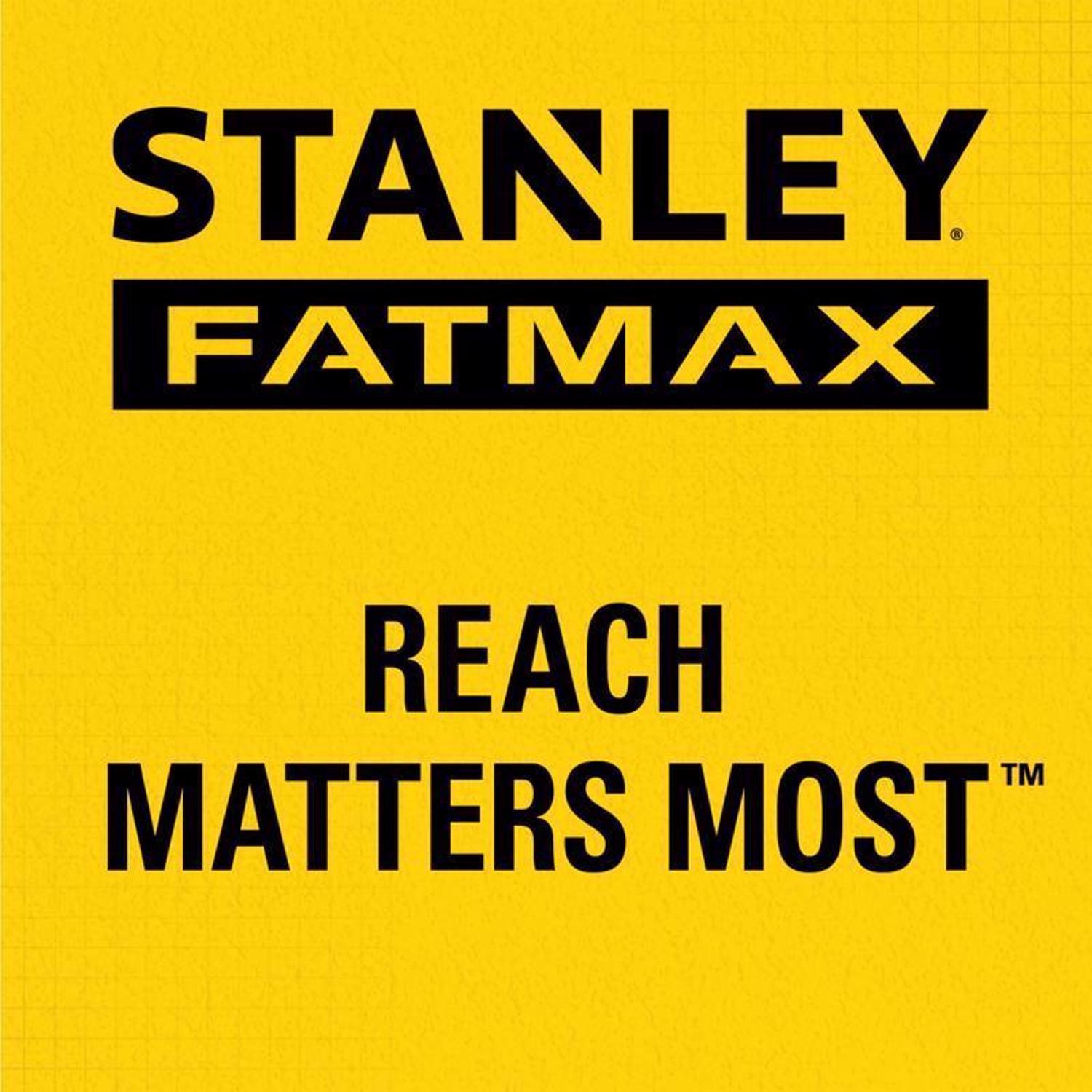 STANLEY FatMax 25 ft. L X 1.25 in. W Compact Wide Blade Tape Measure 1 pk