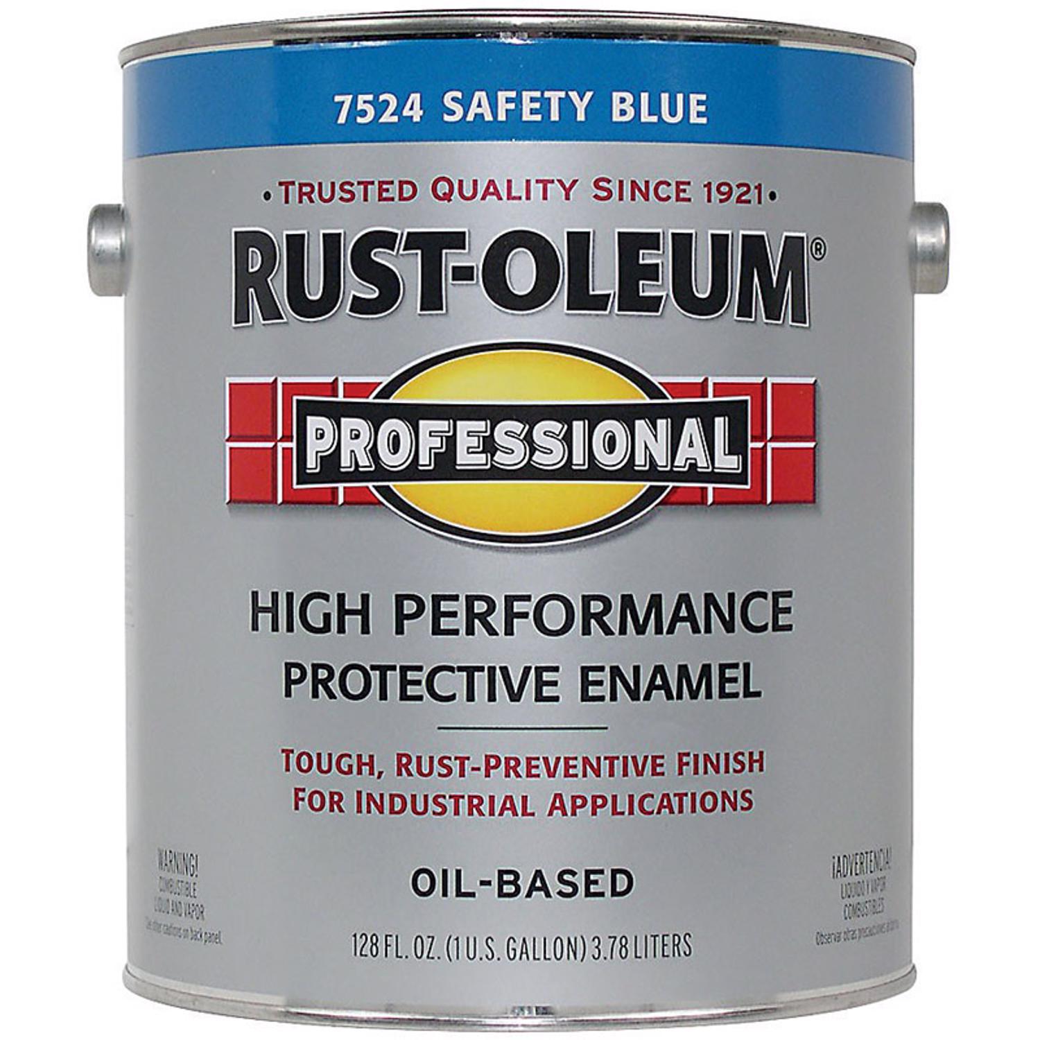 Rust-Oleum Professional Indoor and Outdoor Safety Blue Protective Paint 1 gal