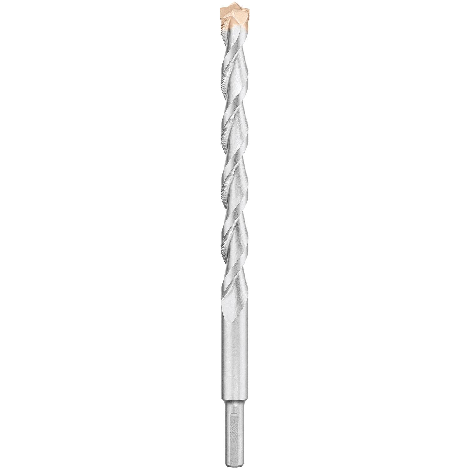 DEWALT 1 in. X 12 in. L Carbide Tipped Percussion Drill Bit 3-Flat Shank 1 pc