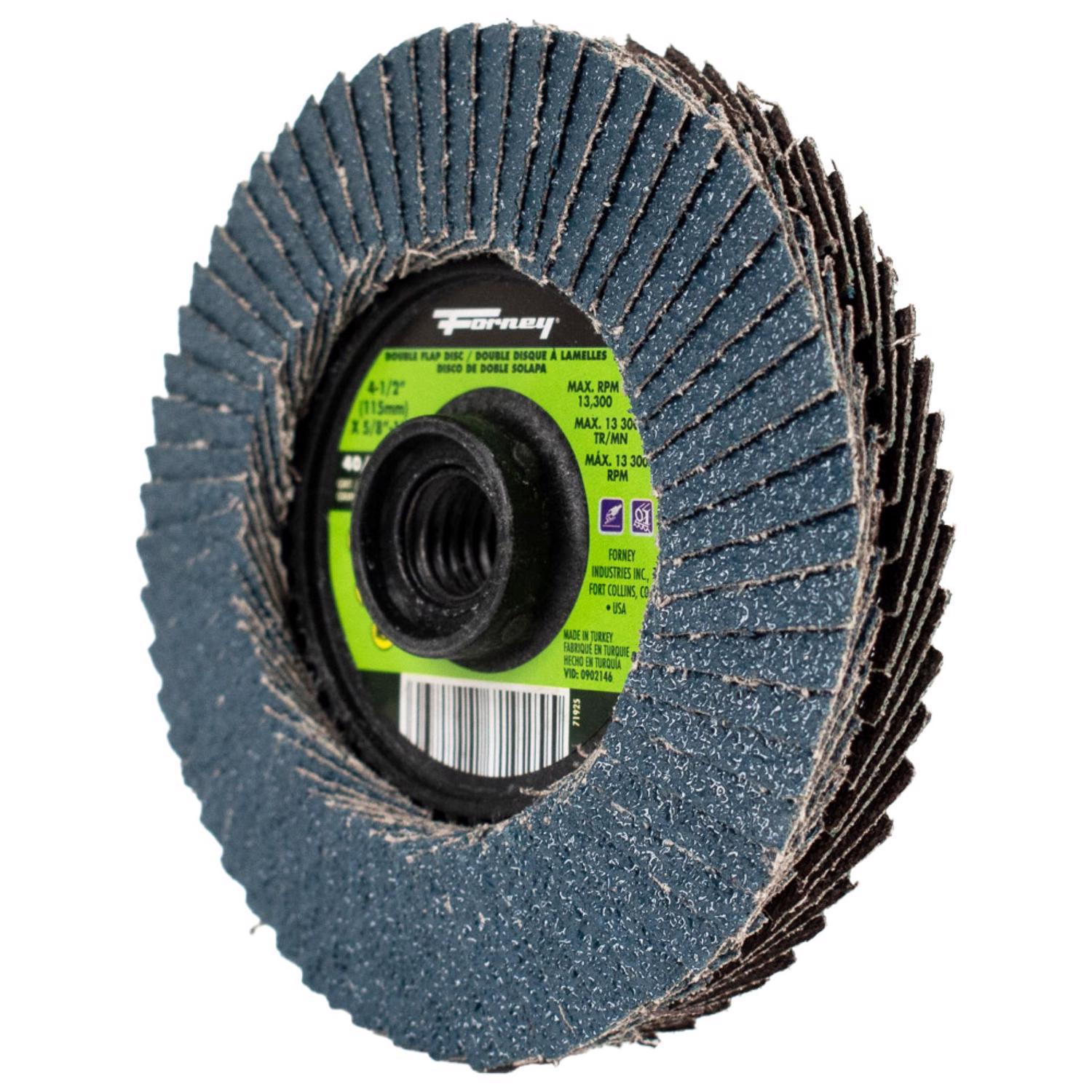 Forney 4-1/2 in. D X 1/4 in. thick Metal Grinding Wheel 1 pc