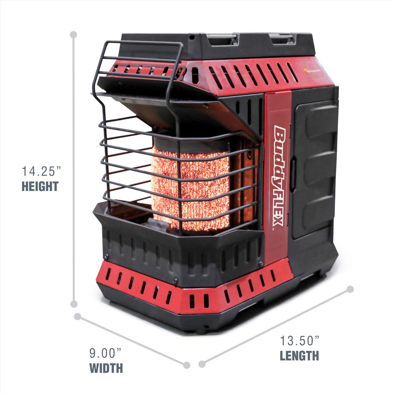 Mr. Heater Buddy Flex 11,000 Btu/h 275 sq ft Radiant Propane Portable Heater