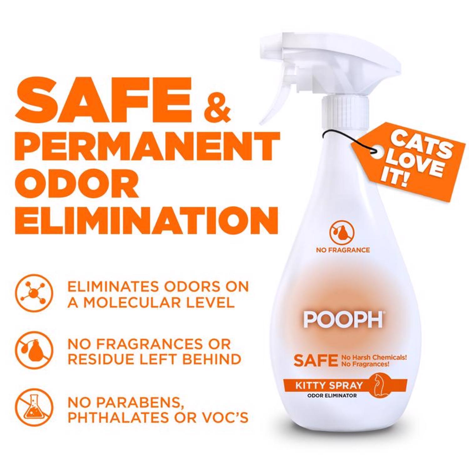 Pooph Cat Liquid Litter Box Odor Destroyer 20 oz