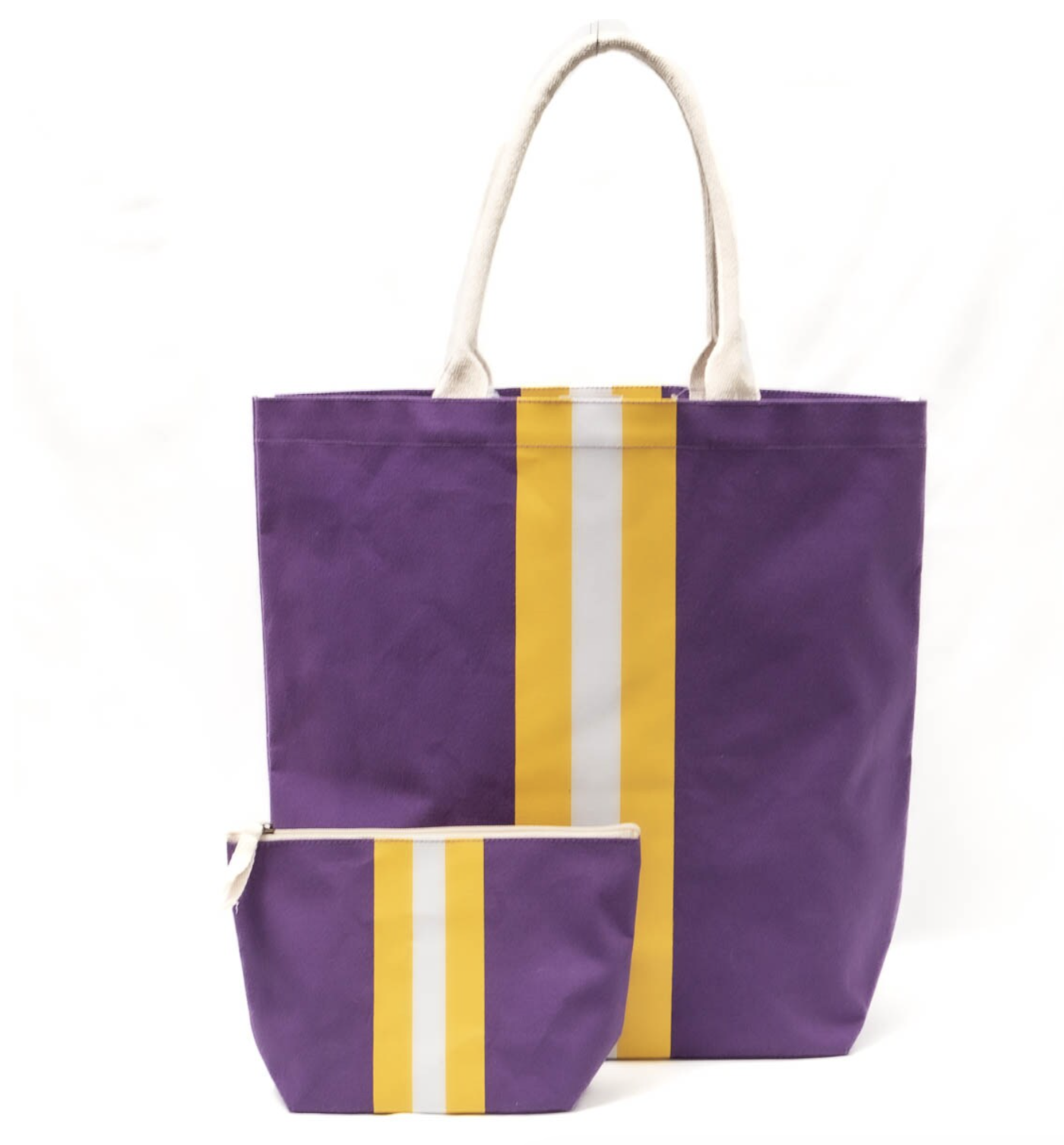 The Royal Standard Campus Stripe Cosmetic Bag