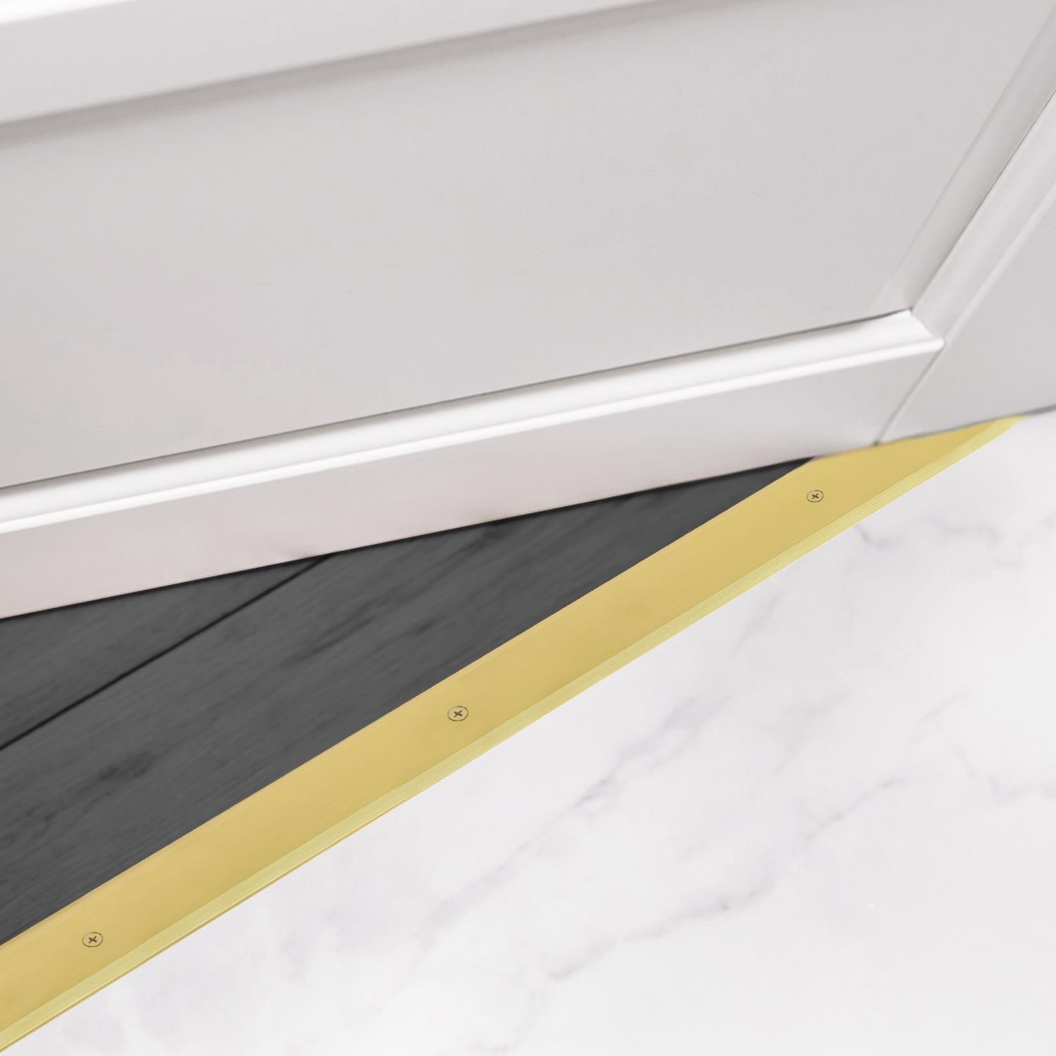 M-D Building Products 0.25 in. H X 2.5 in. W X 36 in. L Aluminum Flat Top Threshold Gold