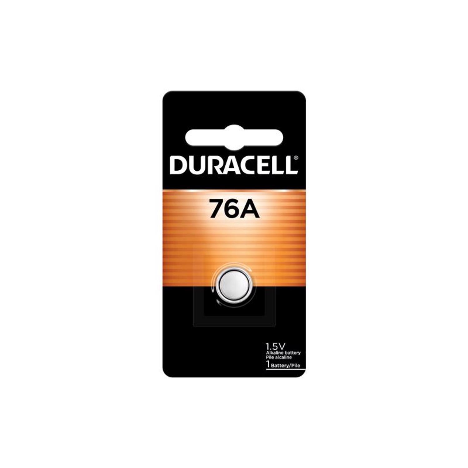 Duracell Alkaline 76A 1.5 V 110 mAh Battery PX76 1 pk