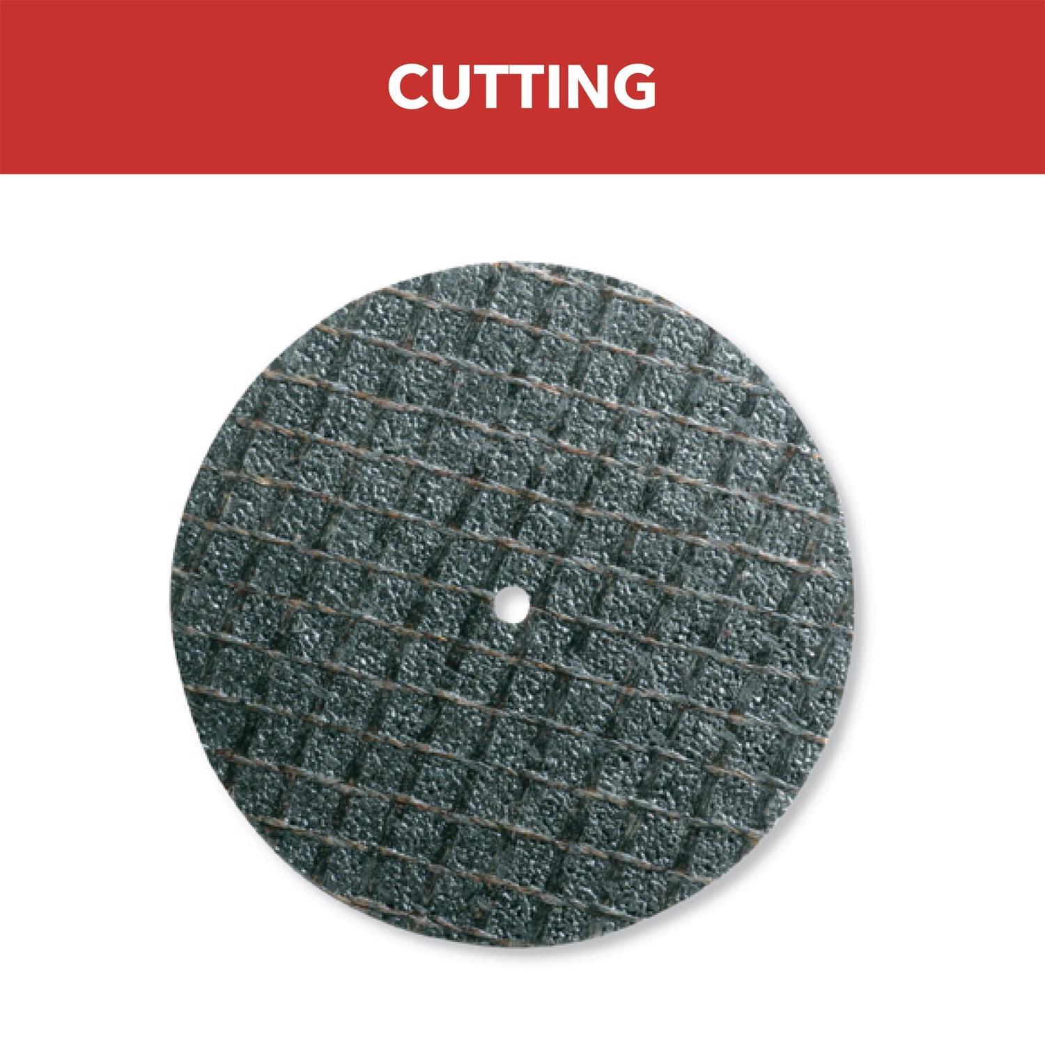 Dremel 1-1/4 in. D X 1/8 in. X 0.05 in. thick Fiberglass Metal Cut-Off Wheel 5 pc