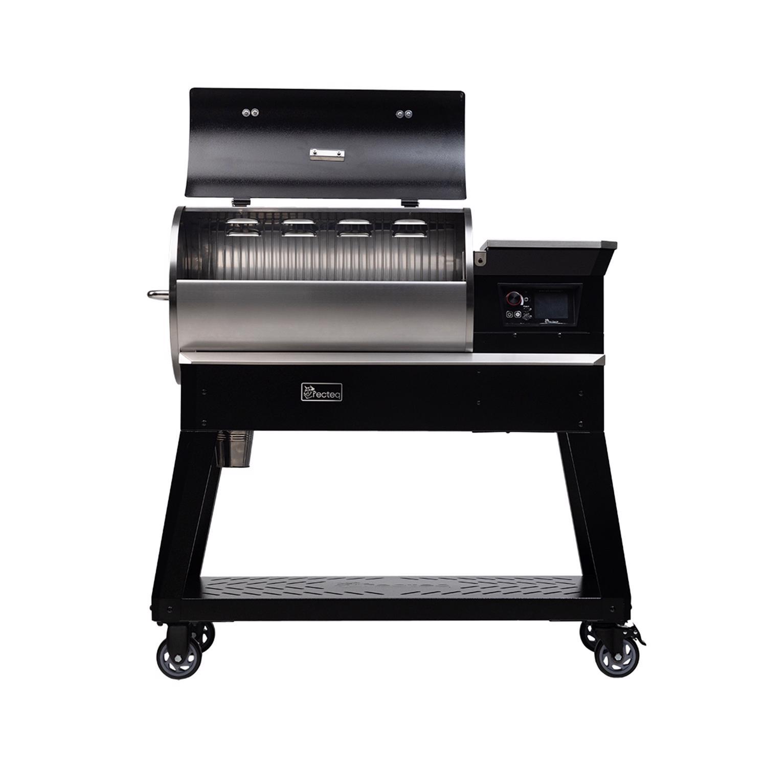 Recteq Patio Legend 400 Wood Pellet WiFi Grill and Smoker Black/Silver