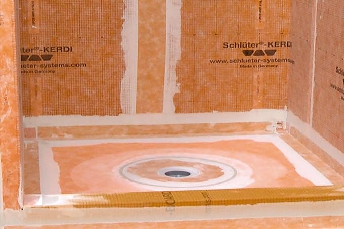 Schluter Kerdi Bonded Waterproofing Vapor-Retardant Membrane for Tile Application - 3'3 in. Width, 98'5 in. Length, 323 Square Feet