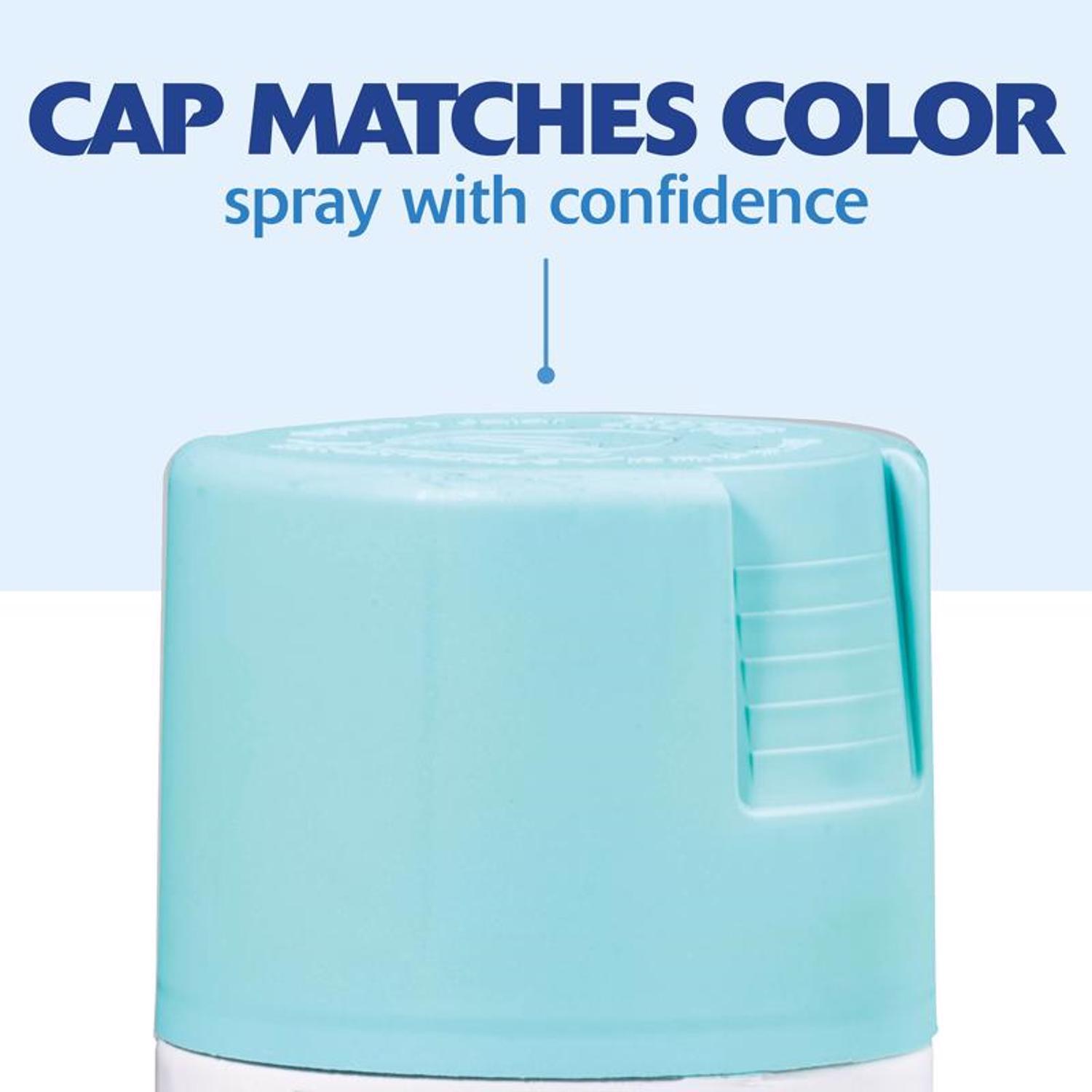 Rust-Oleum Painter's Touch 2X Ultra Cover Satin Aqua Paint+Primer Spray Paint 12 oz