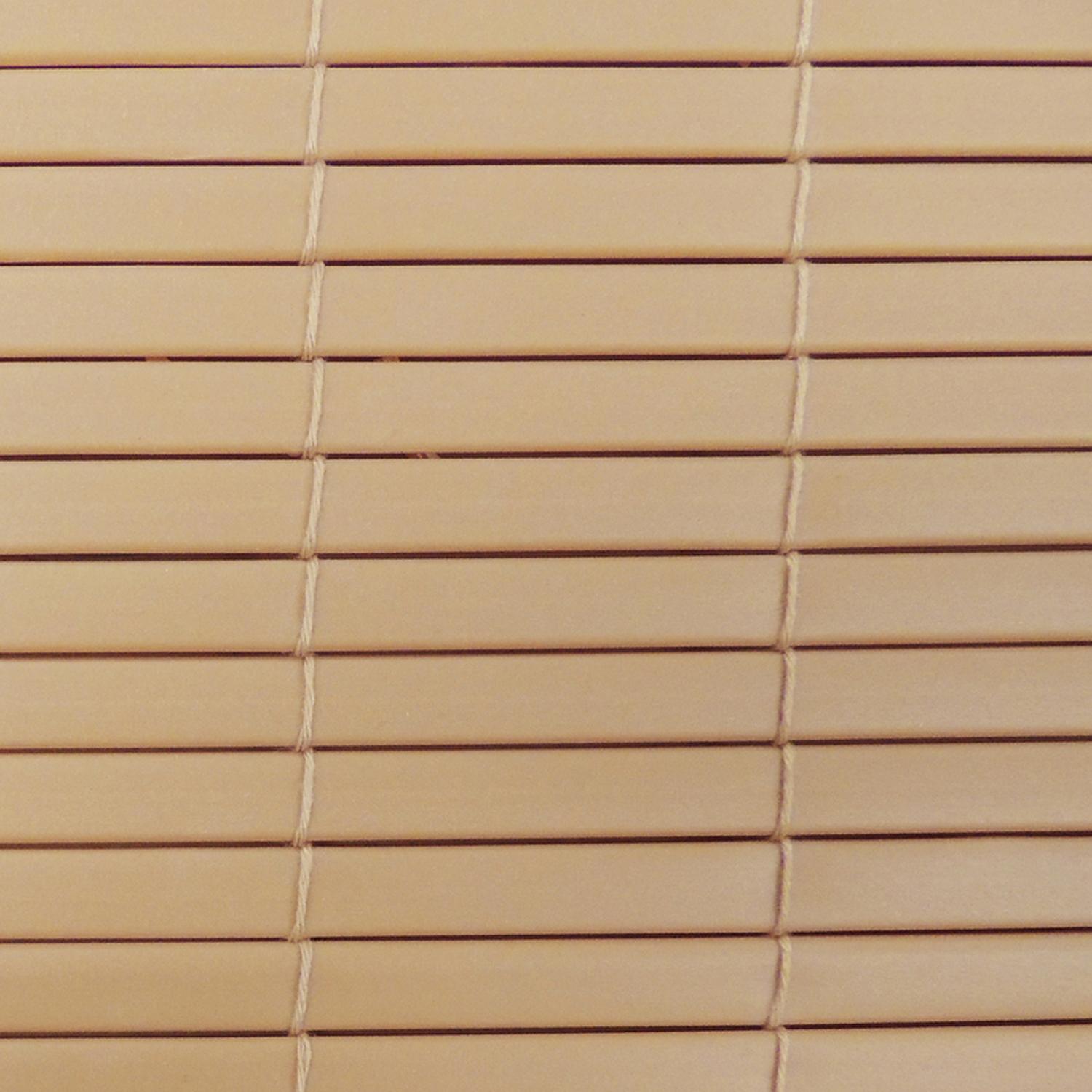 Radiance Vinyl Rollup Shade 120 in. W X 72 in. H Bamboo Cordless