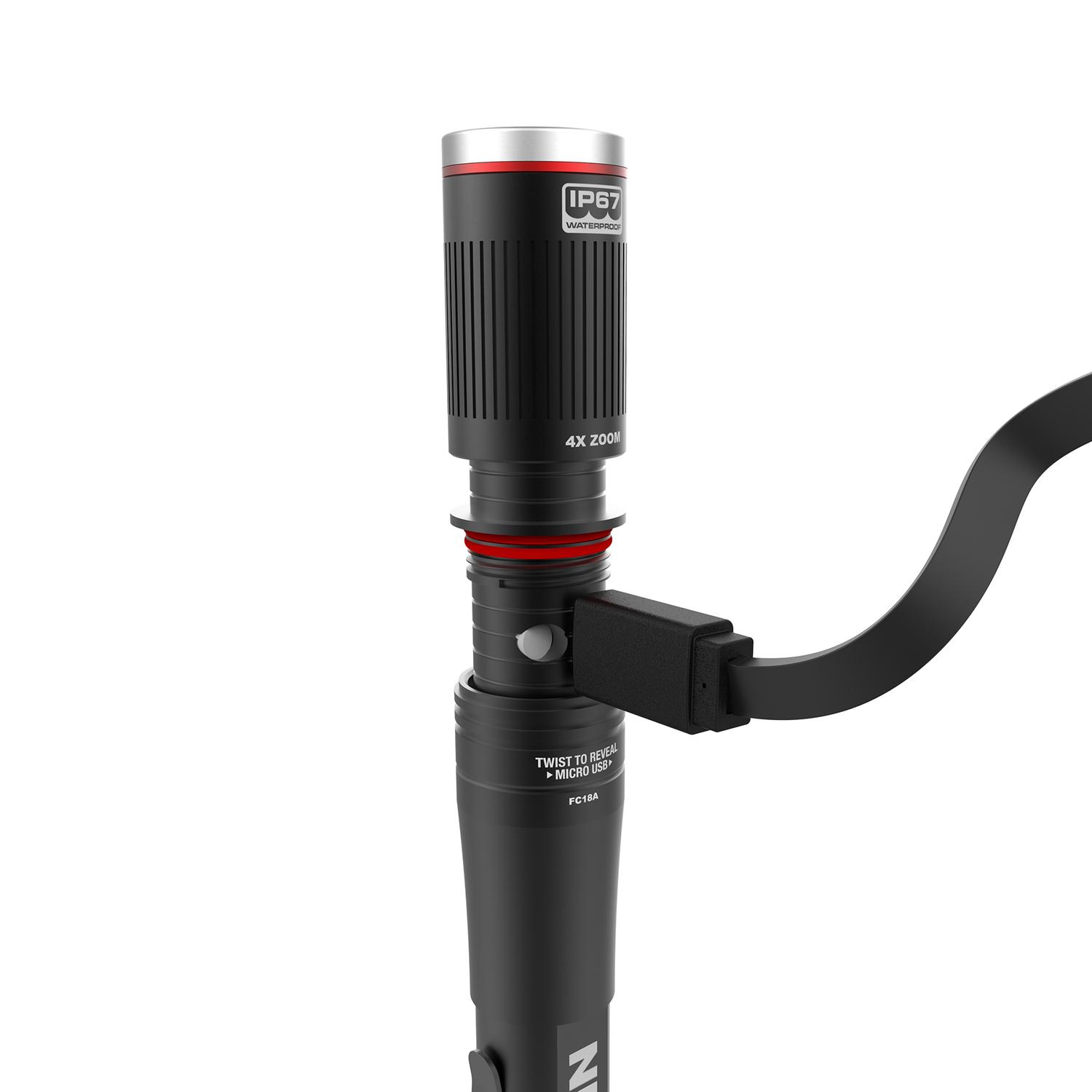 NEBO Columbo 250 lm Black LED Rechargeable Pen Light 10850 Battery