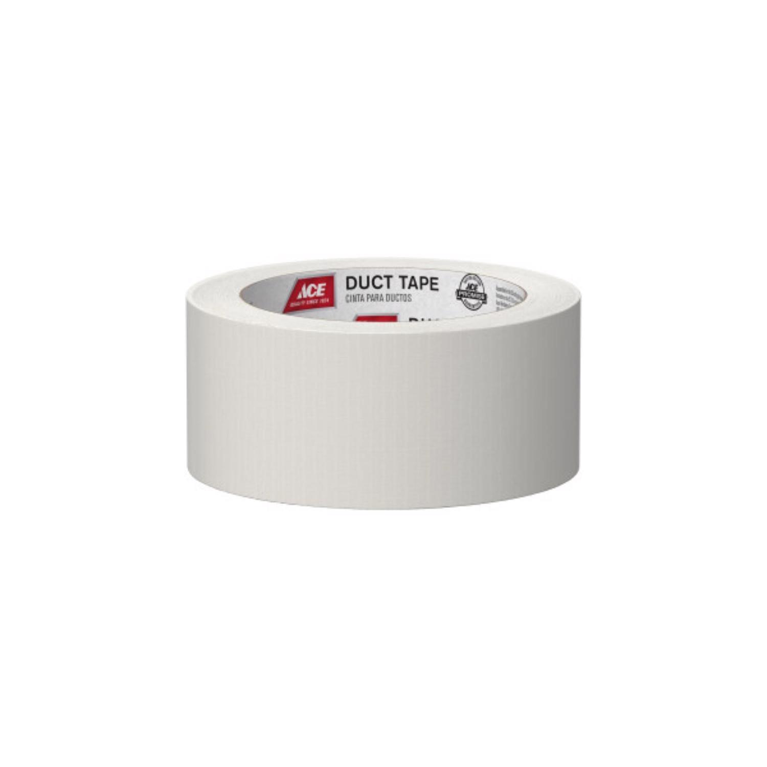 Ace 1.88 in. W X 20 yd L White Solid Duct Tape