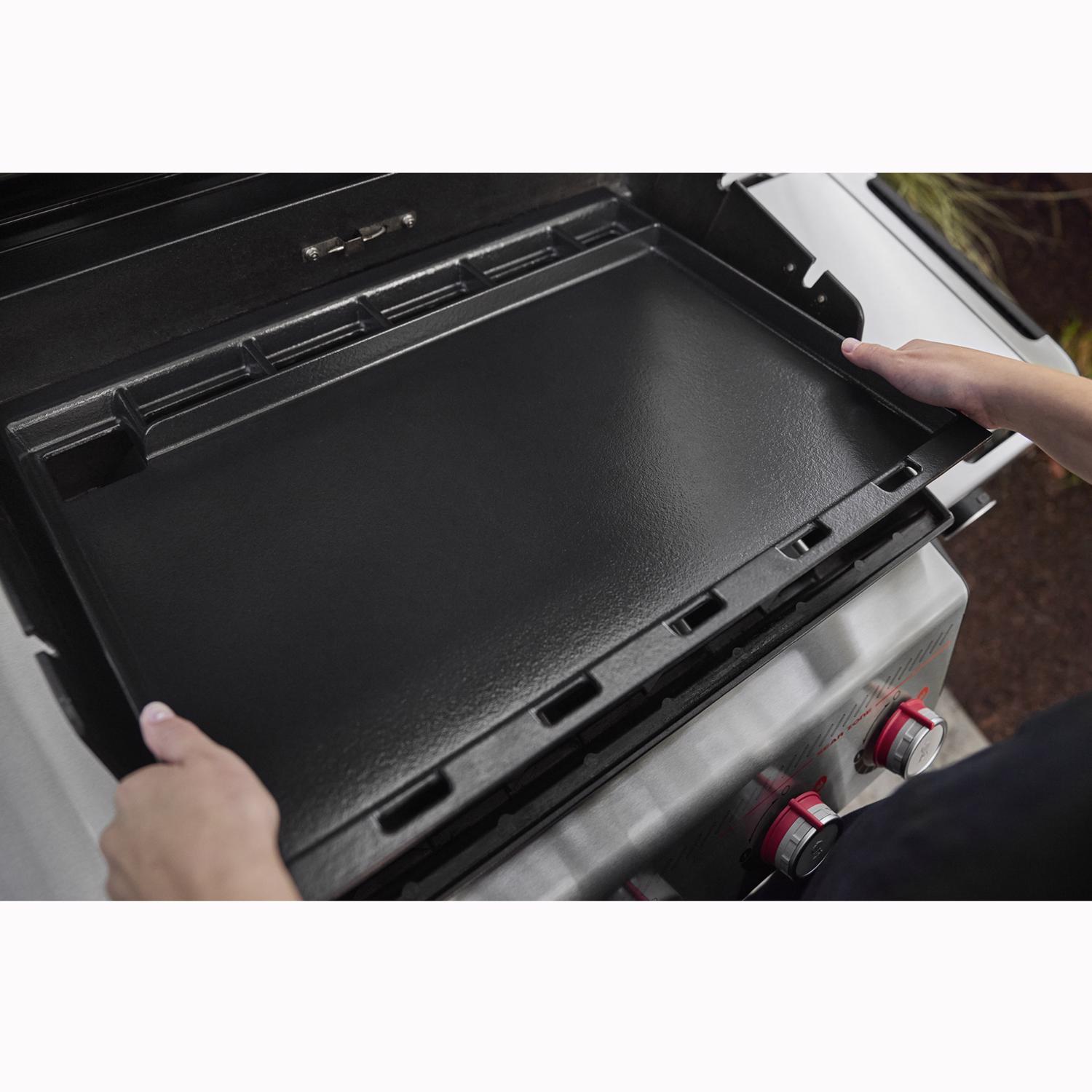 Weber Large Spirit/Searwood Rust Resistant Griddle Insert 22.7 in. L X 17.3 in. W 1 pk