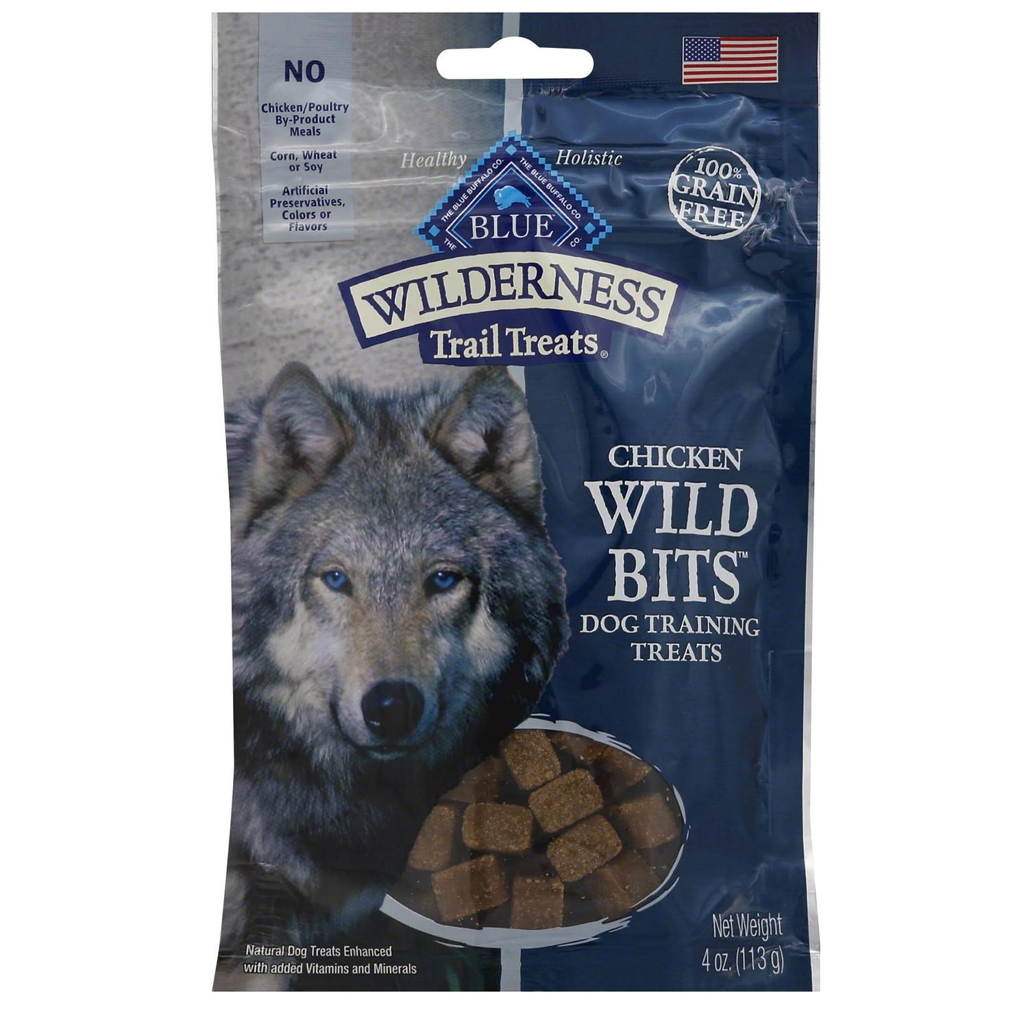 Blue Buffalo Blue Wilderness Chicken Grain Free Treats For Dog 4 Oz 1 Pack