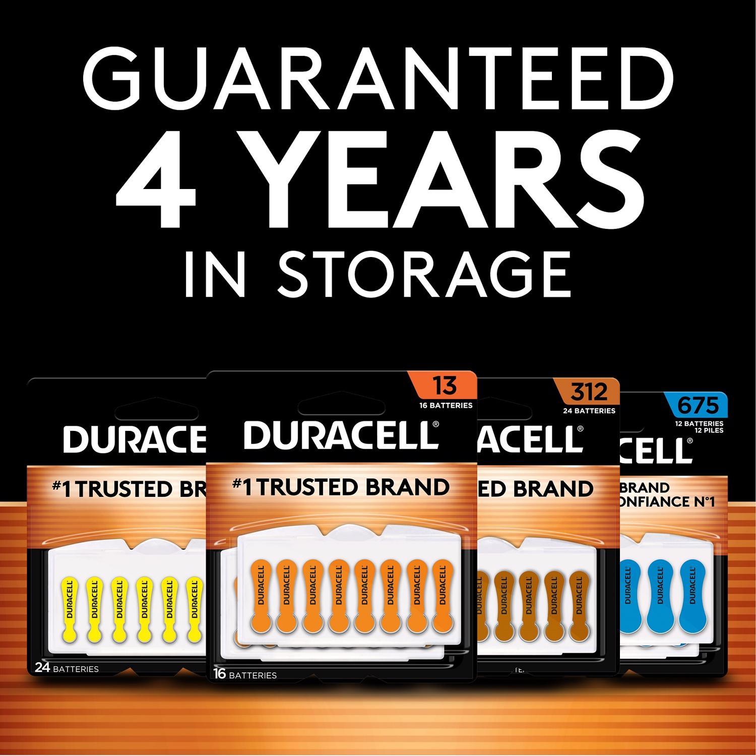 Duracell Zinc Air 675 1.4 V 625 mAh Hearing Aid Battery 6 pk