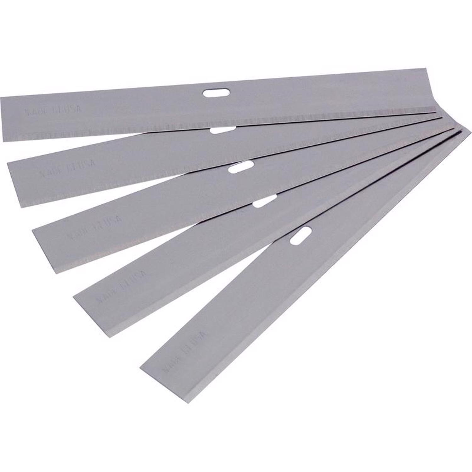 QEP.563 in. H X 4 in. W X.025 in. L Steel Floor Scraper Blade 5 pk
