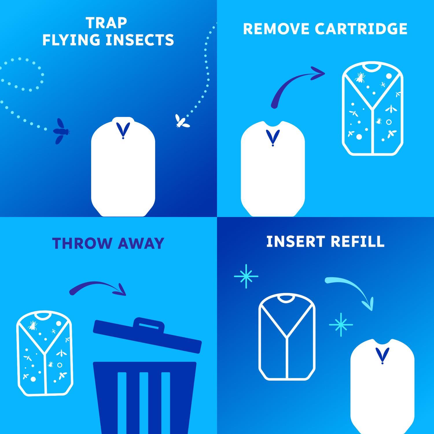 Zevo Value Pack Refills Flying Insect Trap