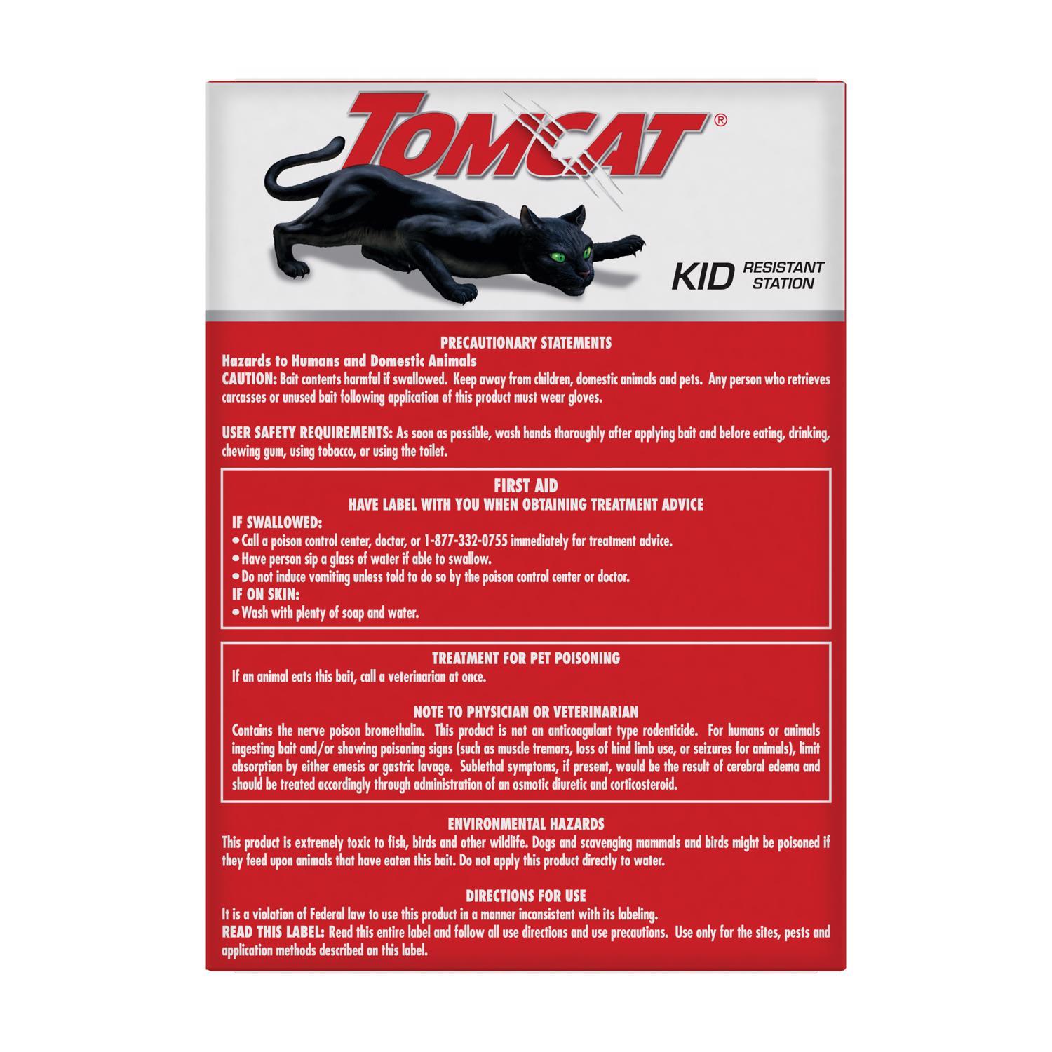 Tomcat Bait Station and Bait Blocks For Mice 2 oz 2 pk