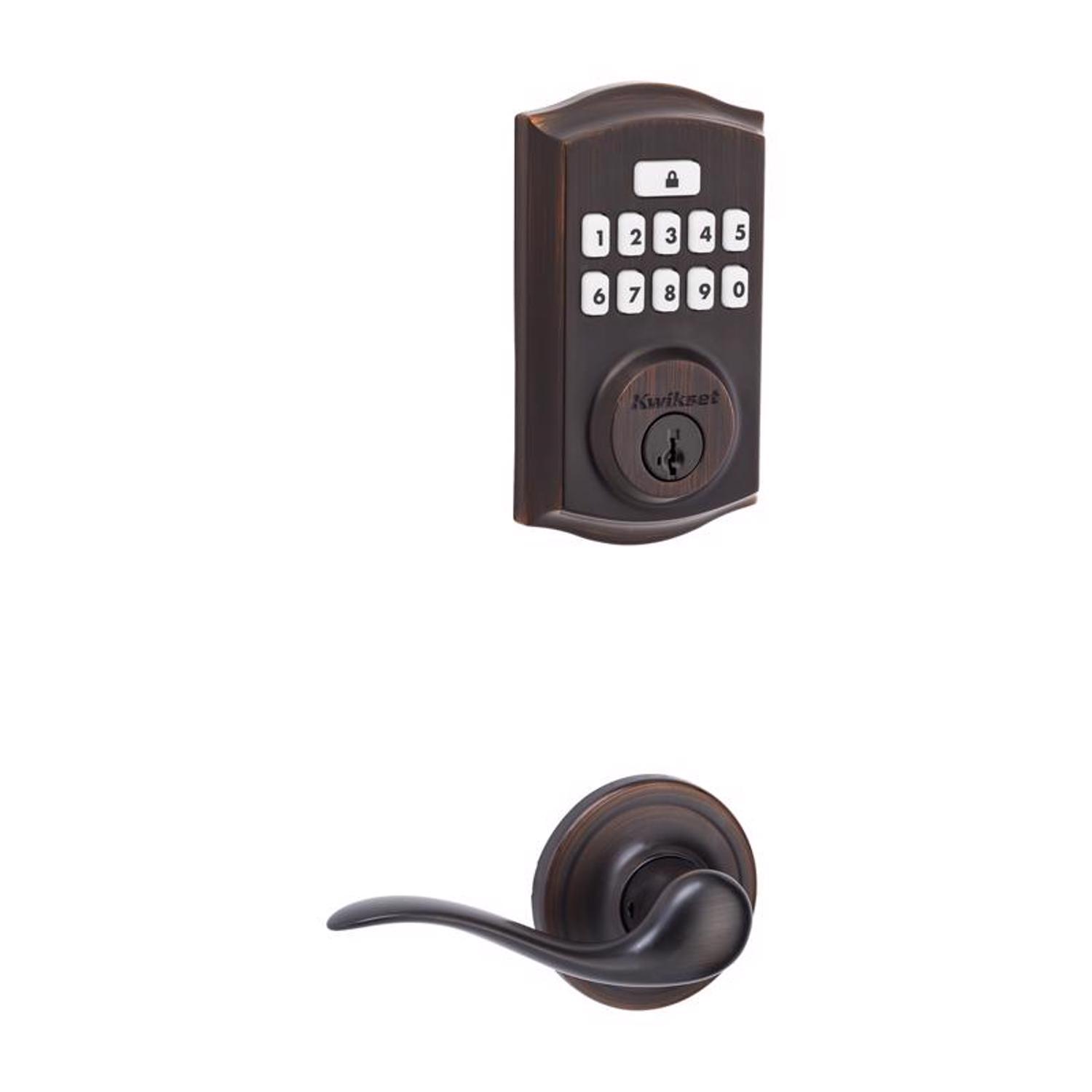 Kwikset SmartCode Venetian Bronze Metal Electronic Touch Pad Deadbolt